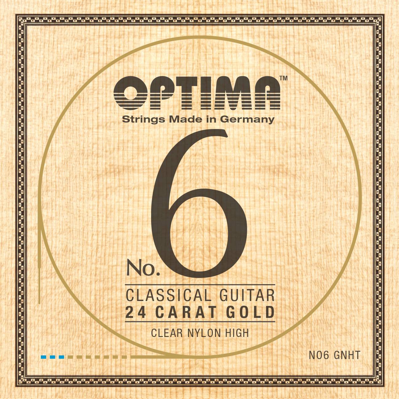 28-43 OPTIMA No.6 Konzertgitarre 24K Gold High Nylon (Классическая гитара) - струны