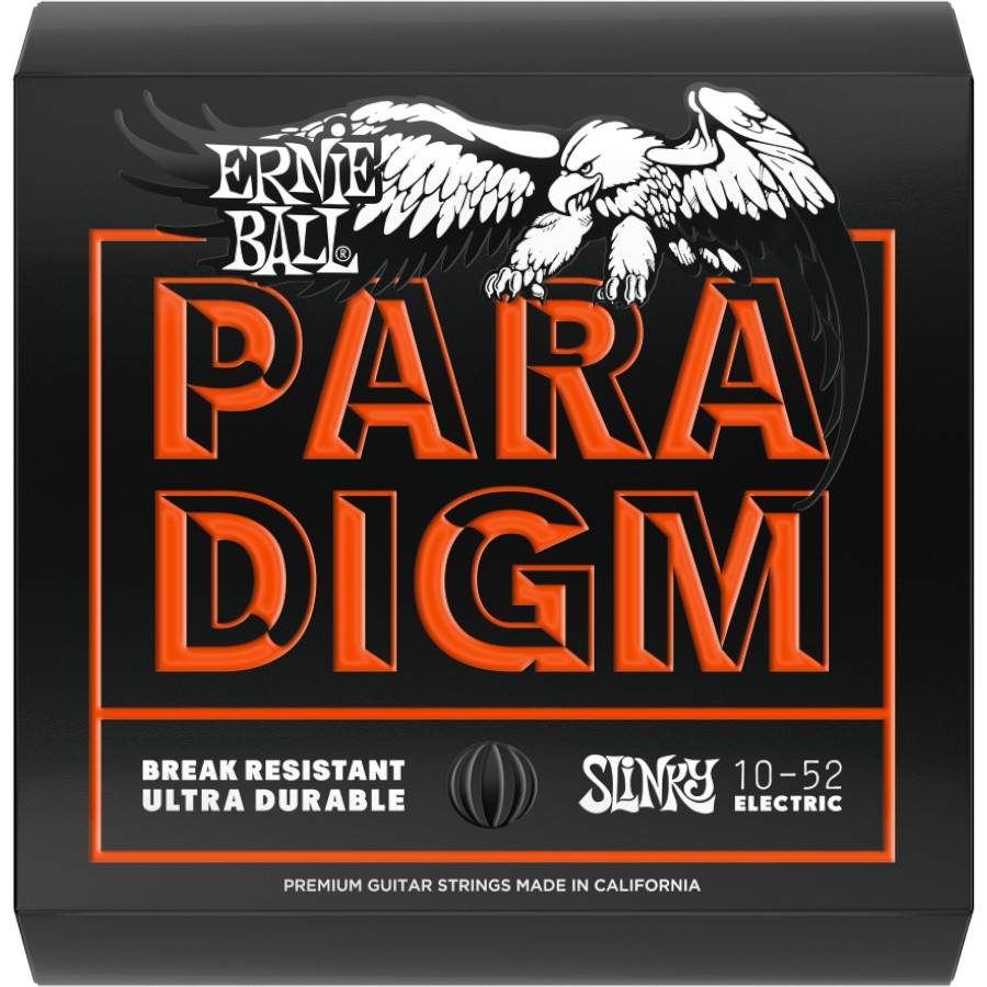 Ernie Ball 2015 Paradigm Slinky струны для электрогитары из никелированной стали 10-52