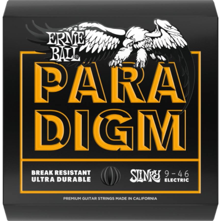 Ernie Ball 2022 Paradigm Slinky струны для электрогитары из никелированной стали 9-46