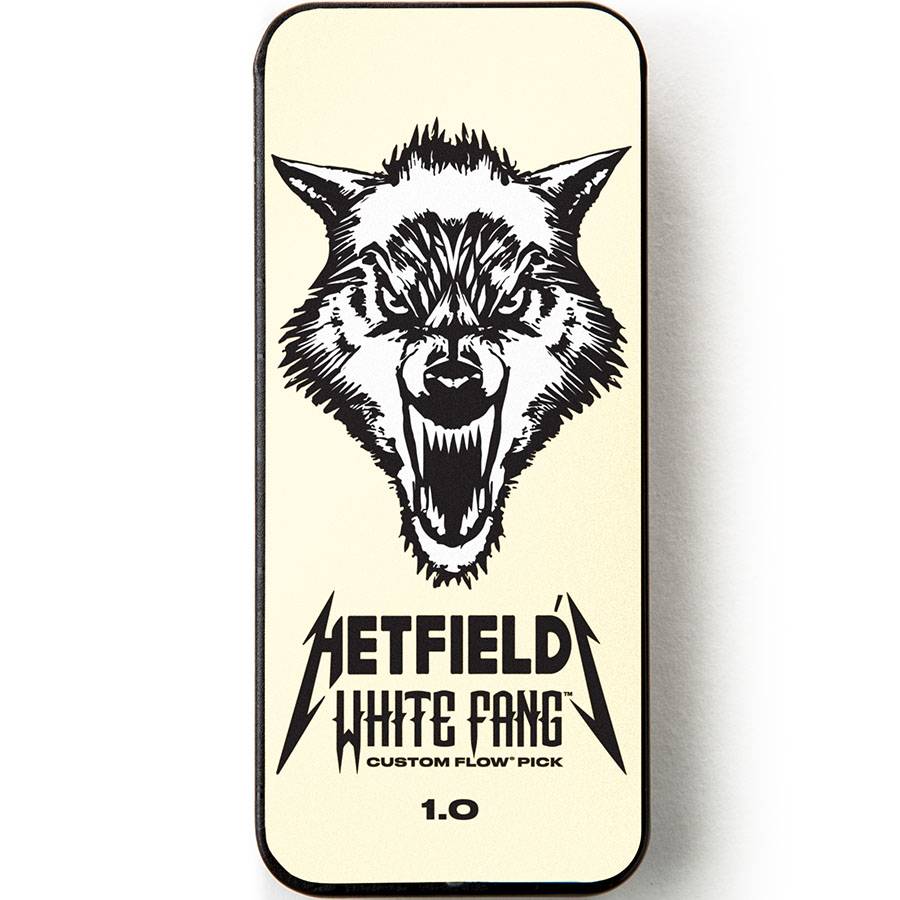 Dunlop 1.0 White Fang Pick Tin - медиаторы