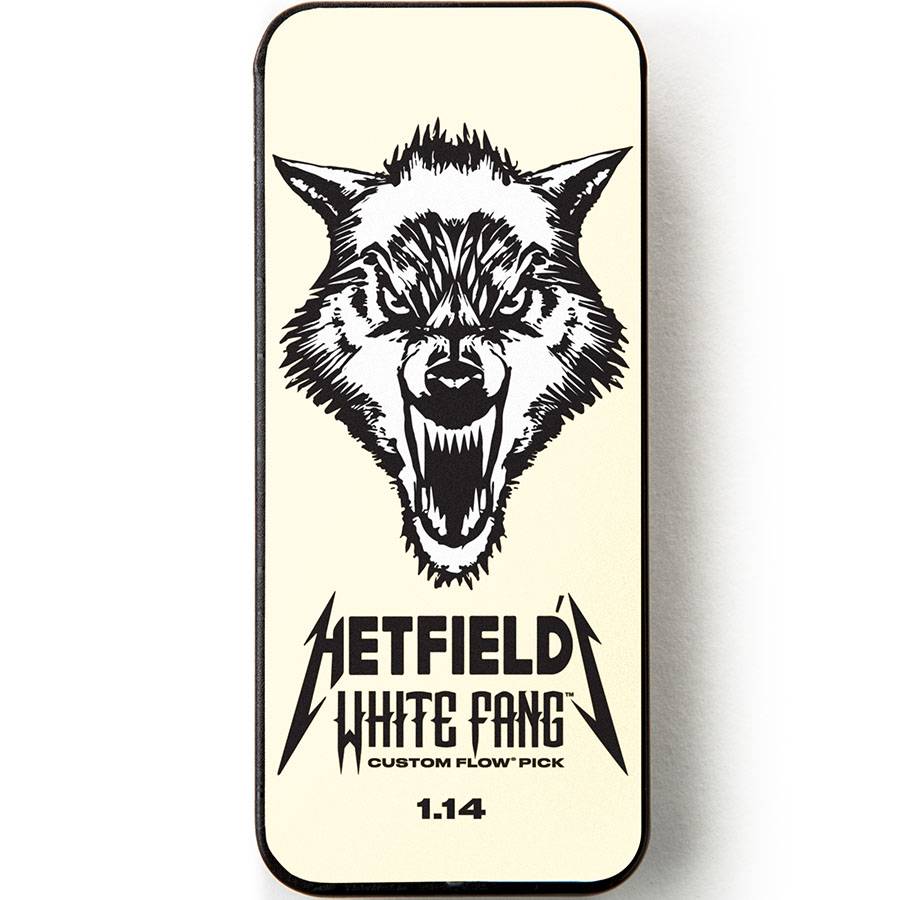 Dunlop 1.14 White Fang Pick Tin - медиаторы
