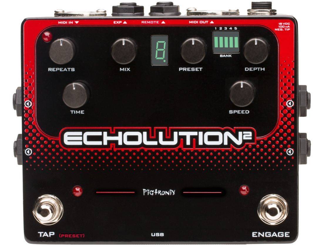 Pigtronix Echolution 2 Delay - гитарный эффект
