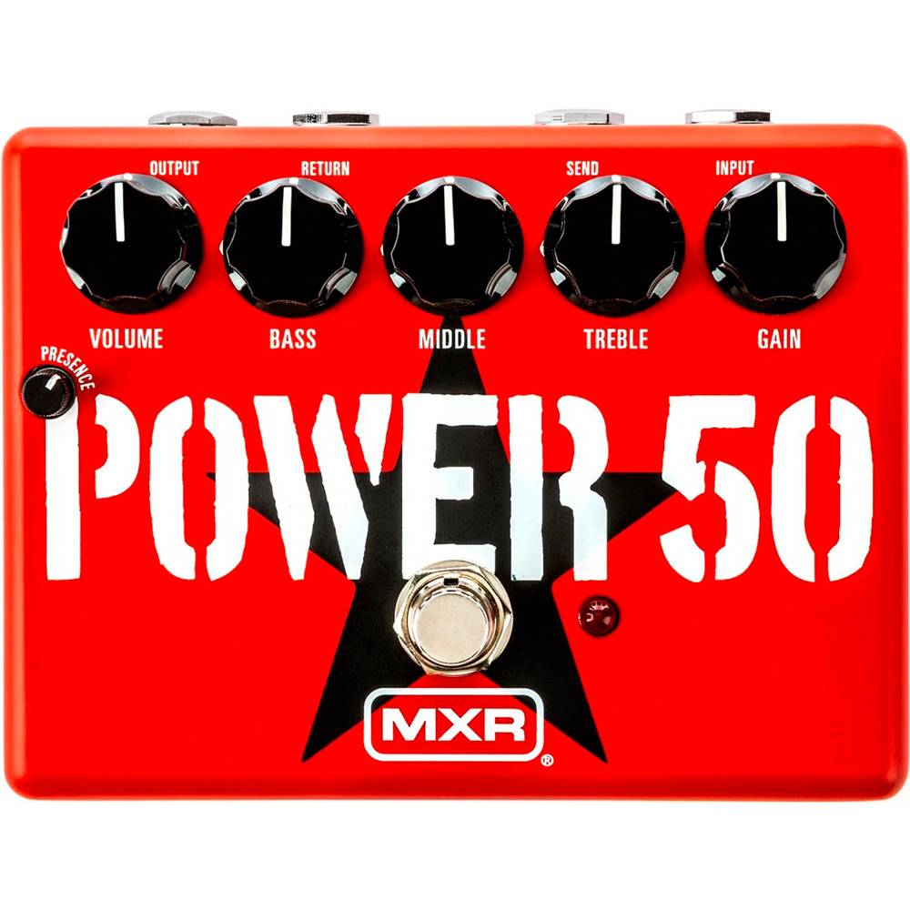 MXR TBM1 Tom Morello Power 50 Overdrive — signature overdrive / amp-in-a-box педаль