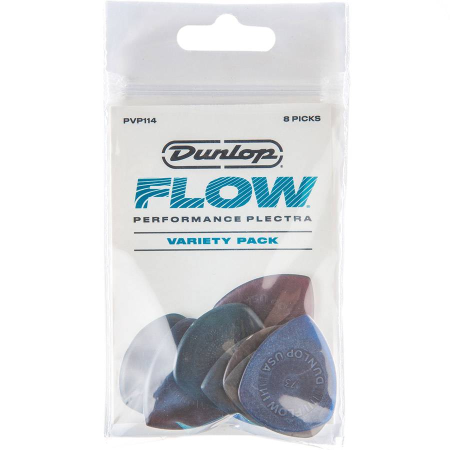 Dunlop PVP114 Flow Pick Variety Pack - 8 медиаторов