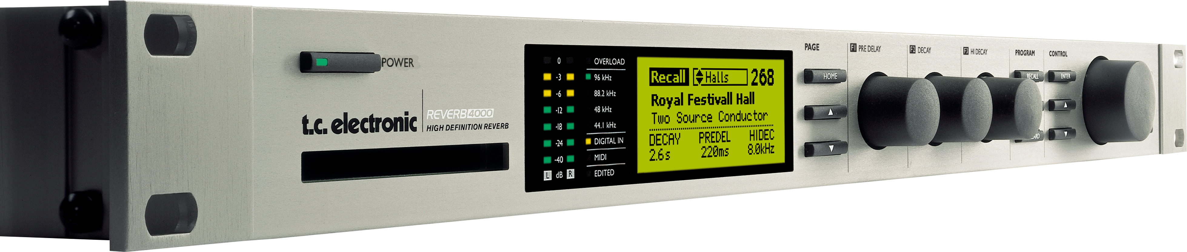 Рэковый процессор эффектов TC Electronic Reverb4000 Hi-Def Reverb