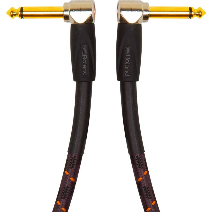 Roland Gold RIC-G3AA инструментальный кабель TS-TS угловой-угловой 1 метр