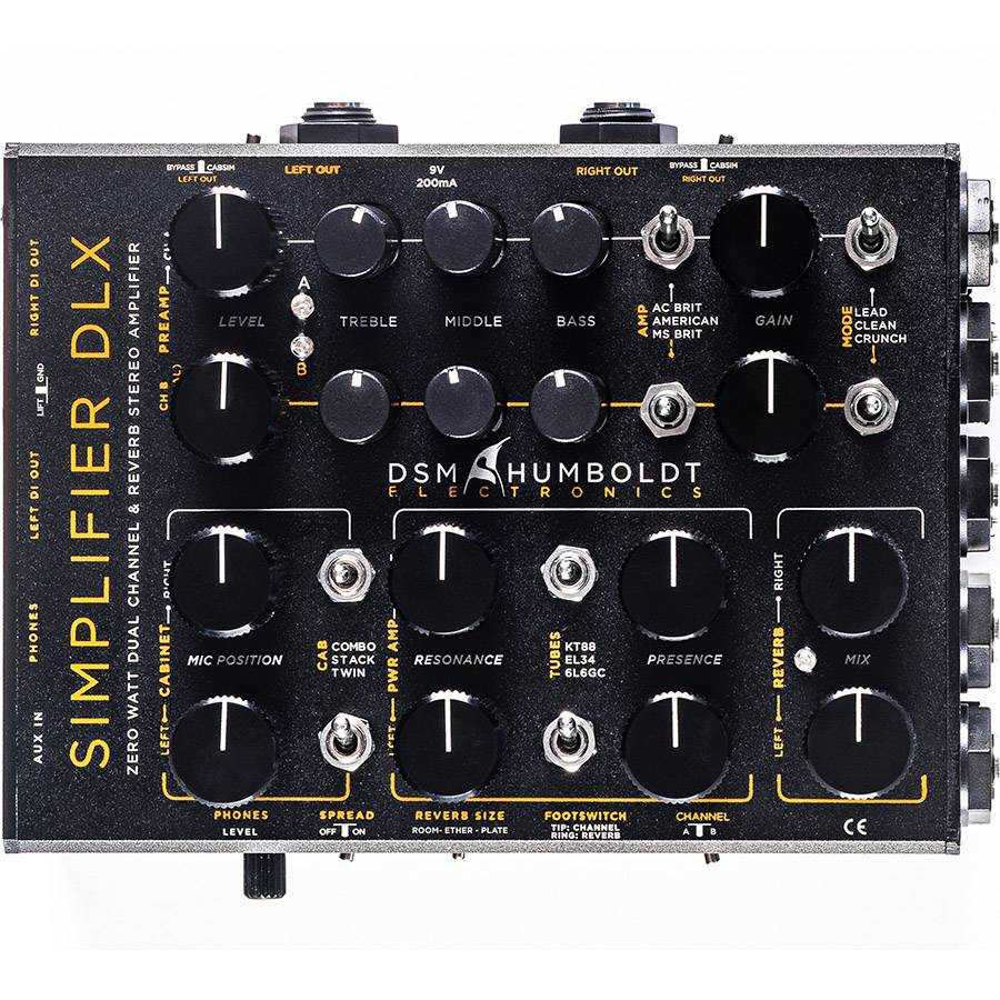 DSM Humboldt Simplifier DLX Stereo Amp/Cab Simulator – стерео симулятор усилителей и кабинетов с 2 каналами