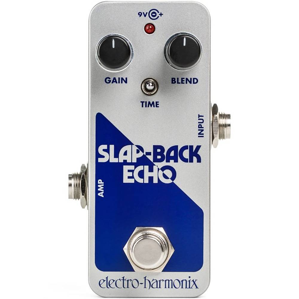 Electro-Harmonix Slap-Back Echo — аналоговая педаль echo/delay с бустом до +20 dB
