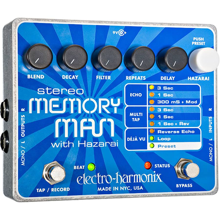 Electro-Harmonix (EHX) Stereo Memory Man with Hazarai - гитарный эффект