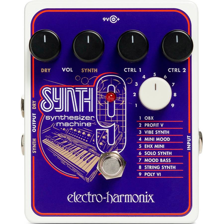 Electro-Harmonix (EHX) SYNTH9 synthesizer machine - гитарный эффект