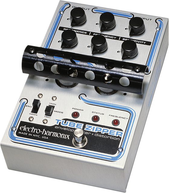 Electro-Harmonix (EHX) Tube Zipper Envelope filter + distortion - гитарный эффект