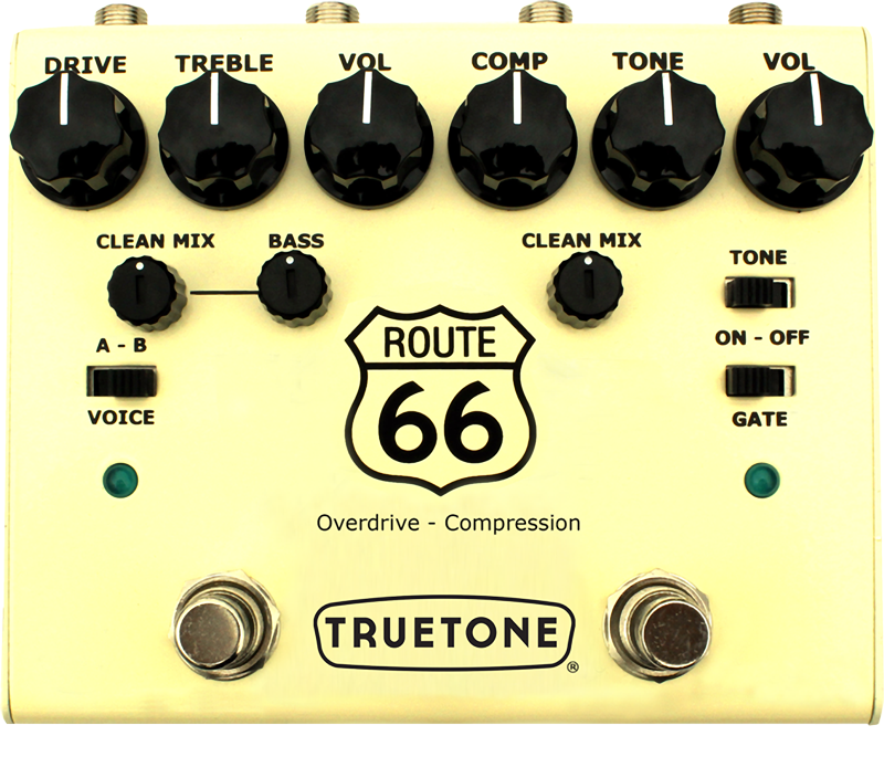 TRUETONE ROUTE 66 Overdrive - Compression (V3) - гитарный эффект