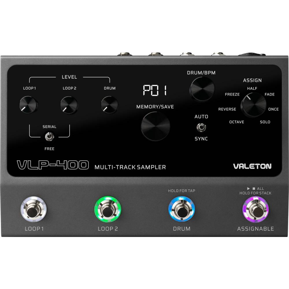 Valeton VLP-400 Multi-Track Sampler (4 Footswitches) - гитарный эффект