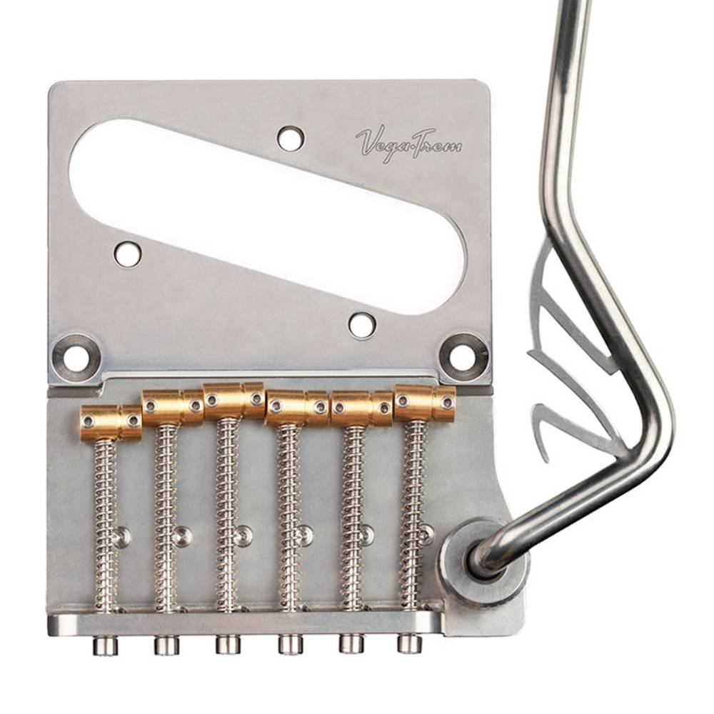 Vega-Trem VT2 Modern тремоло бридж 66 мм для гитары Telecaster | Легкая установка (с лого)