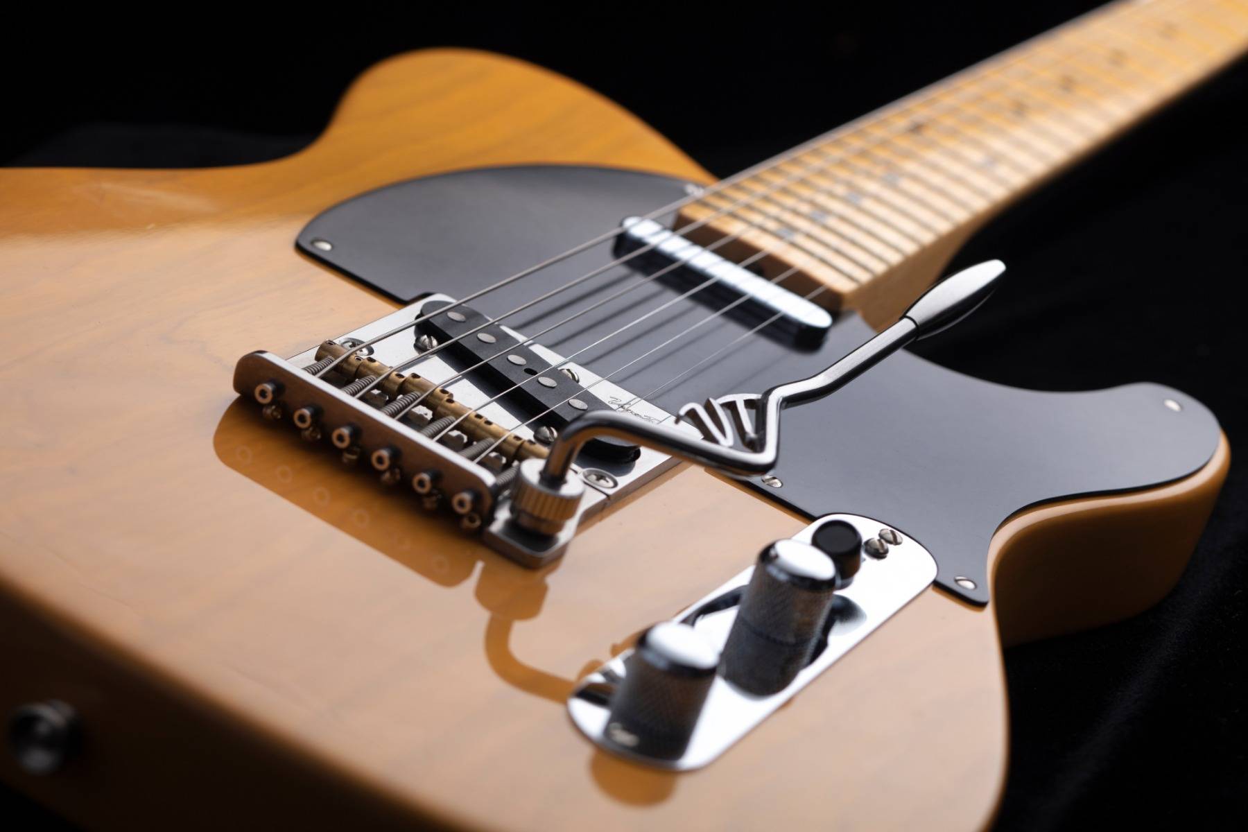 Vega-Trem VT2 Modern тремоло бридж 66 мм для гитары Telecaster | Легкая установка (с лого)