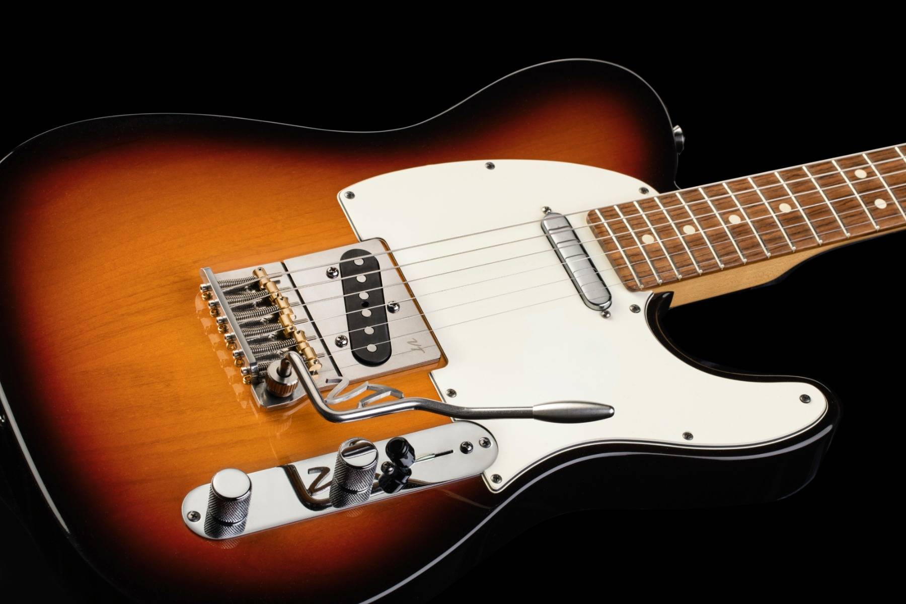 Vega-Trem VT2ND Classic тремоло бридж 71 мм для гитары Telecaster | Легкая установка без сверления и модификаций (с лого)
