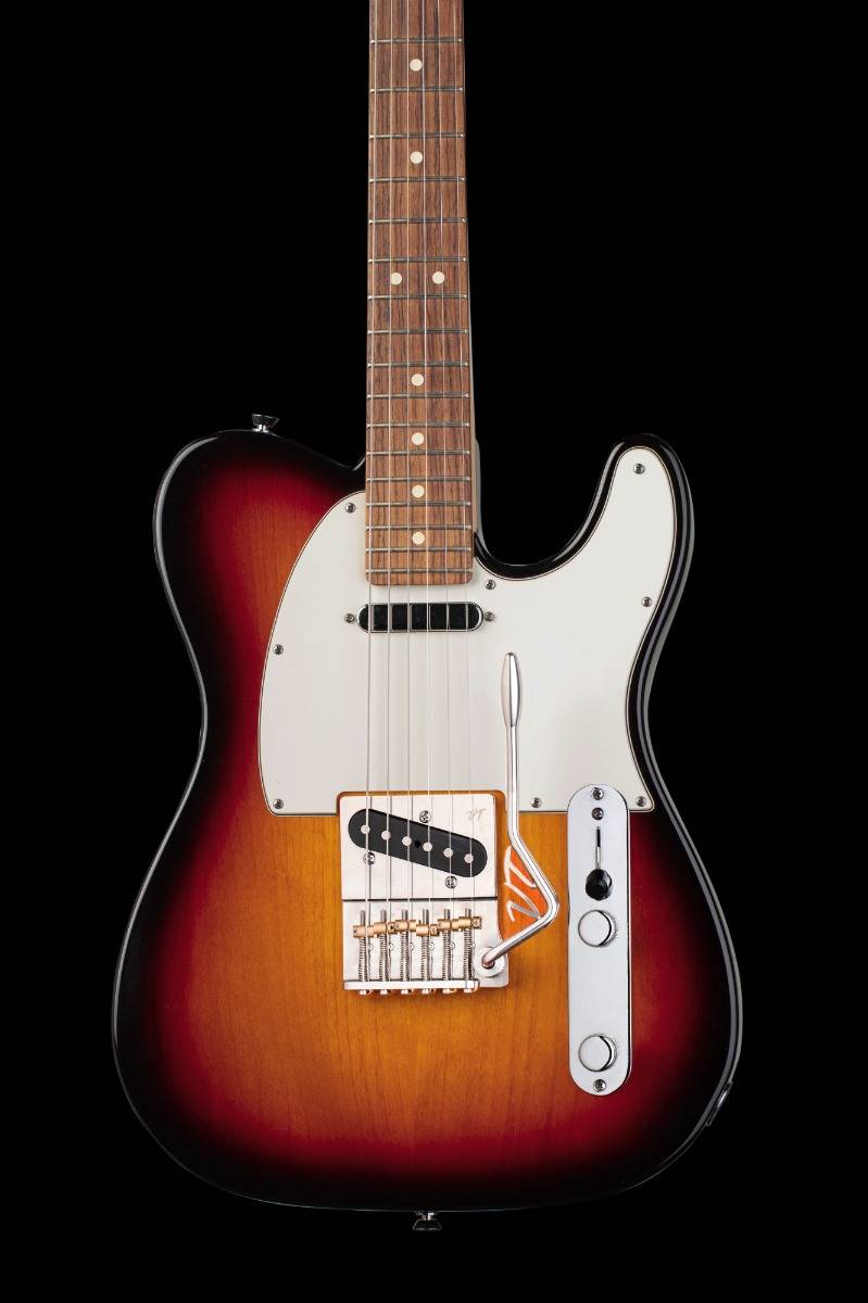 Vega-Trem VT2ND Classic тремоло бридж 71 мм для гитары Telecaster | Легкая установка без сверления и модификаций (с лого)