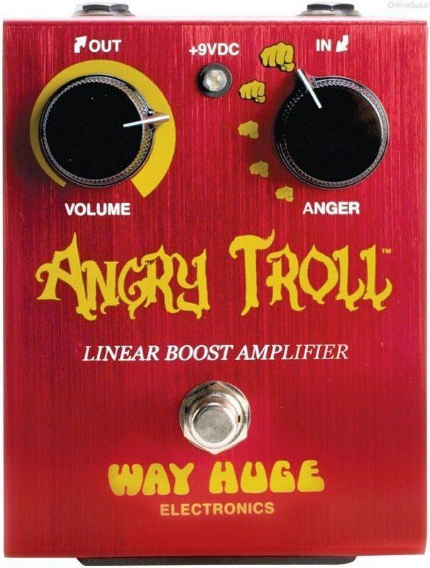 WAY HUGE ELECTRONICS Angry Troll LINEAR BOOST AMPLIFIER WHE101 - гитарный эффект