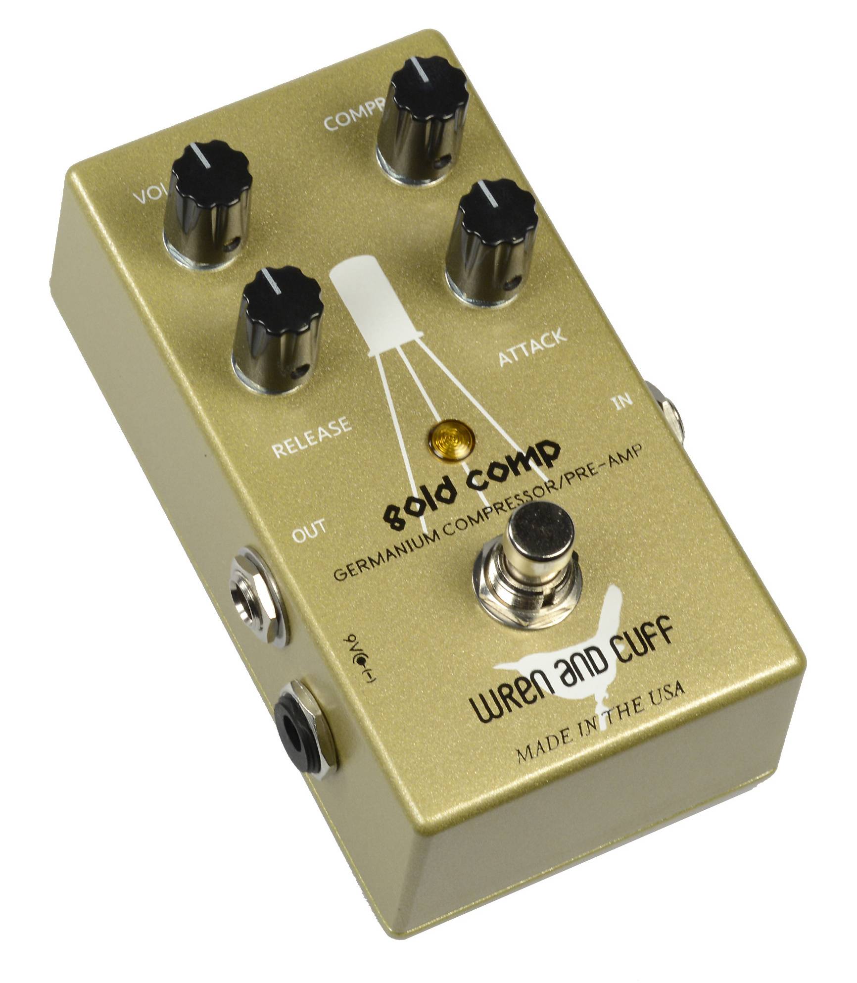 Wren and Cuff gold comp GERMANIUM COMPRESSOR/PRE-AMP - гитарный эффект