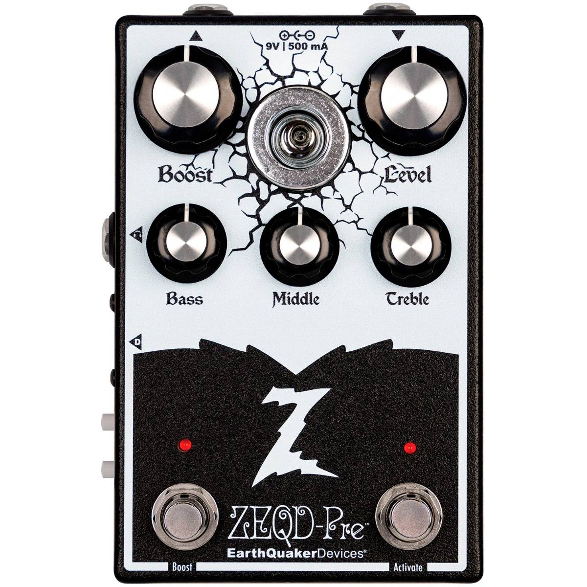 EarthQuaker Devices ZEQD-Pre — аналоговый ламповый предусилитель EF86 с DI, Cab Sim и бустом