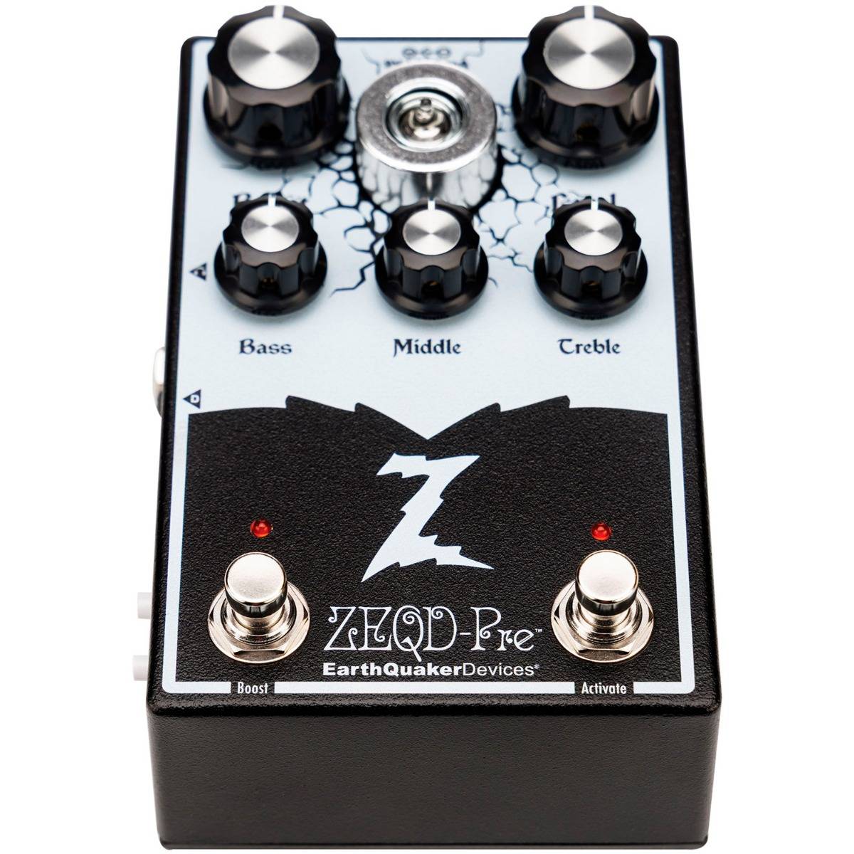 EarthQuaker Devices ZEQD-Pre — аналоговый ламповый предусилитель EF86 с DI, Cab Sim и бустом