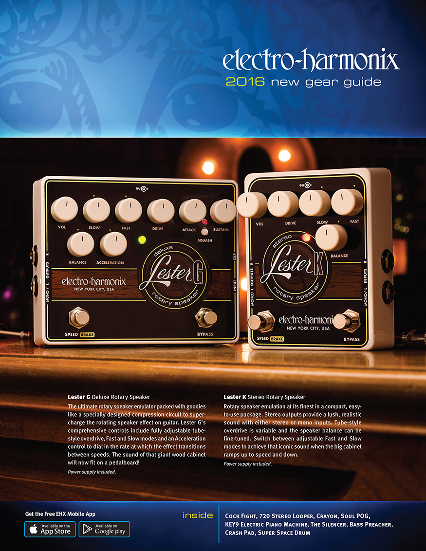 Electro-Harmonix: Путеводитель по новинкам 2016 года