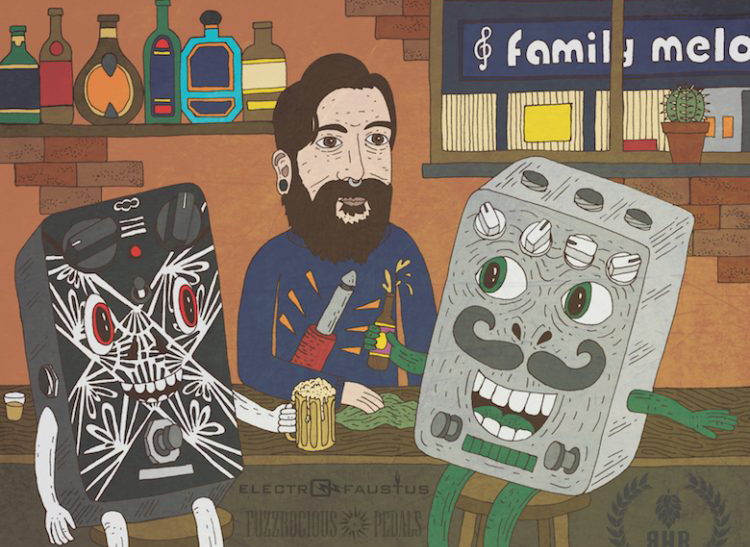 Пиво и гитарные педали: всюду крафт